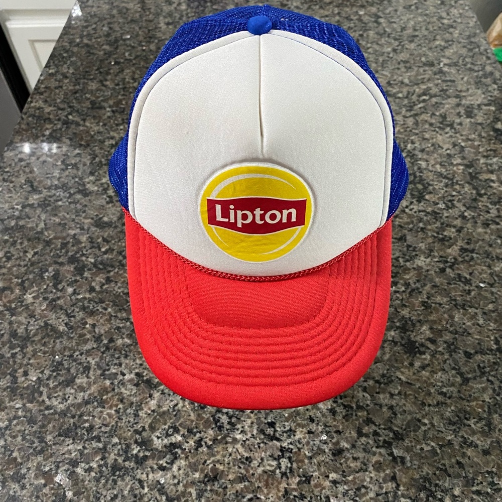 Vintage “Lipton Tea “ adjustable Truckers cap